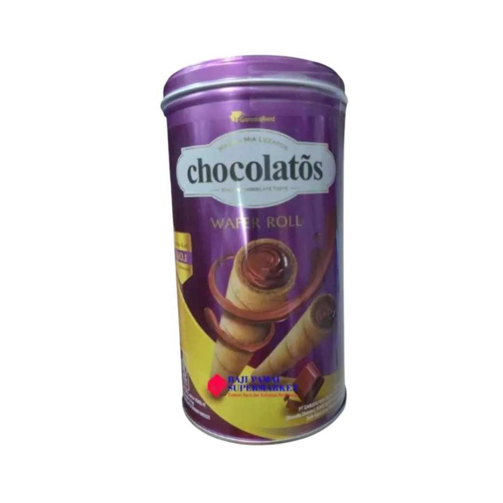 

Gery Chocolatos Wafer Roll Tin 310gr Astor Gerry Waferoll Rasa Coklat Kemasan Kaleng