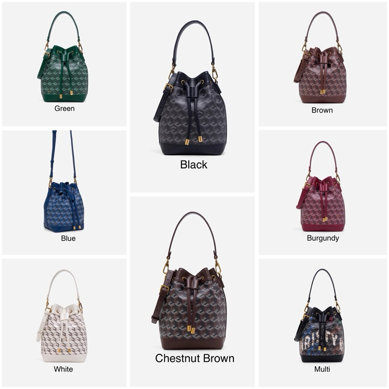 PREORDER - Authentic CHRISTY NG Giorgio Bucket Bag Tas Serut Sling Shoulder Tenteng Selempang