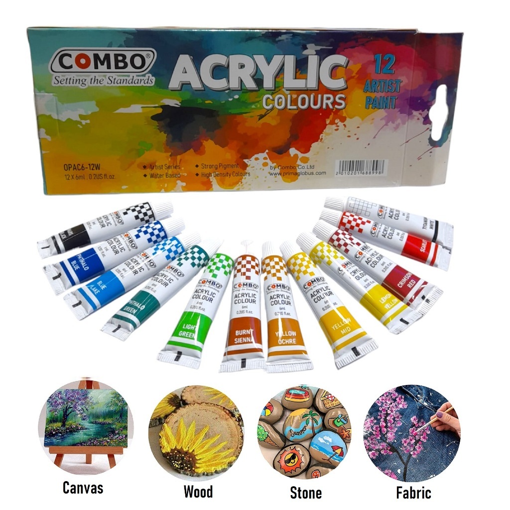 

Cat Akrilik 24 Warna , 18 Warna , 12 Warna / Acrylic Colours Painting / Cat Lukis Akrilik