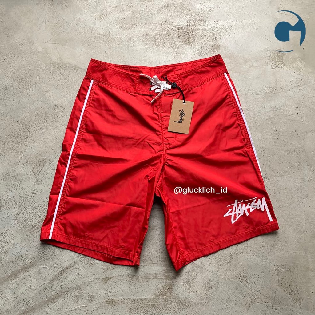 Stussy, Big Stock Board Short Red