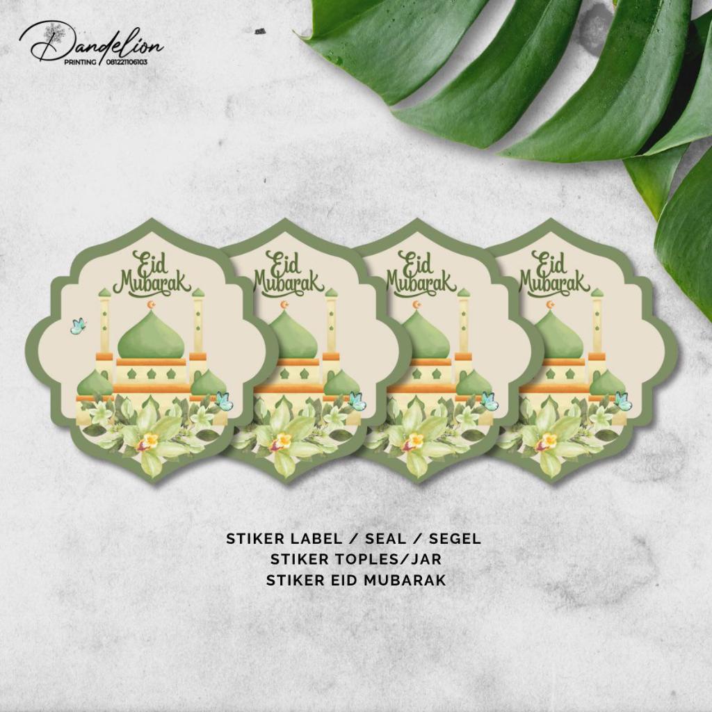 

( 24pcs ) Sticker Seal 7cm Eid Mubarak | Stiker toples | Stiker Segel | Stiker Jar