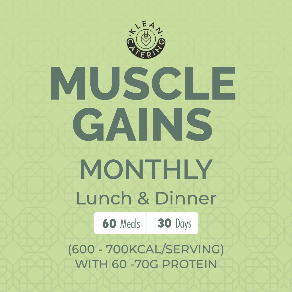 

Klean Gains Diet Catering - Monthly (60 Meals/30Days)