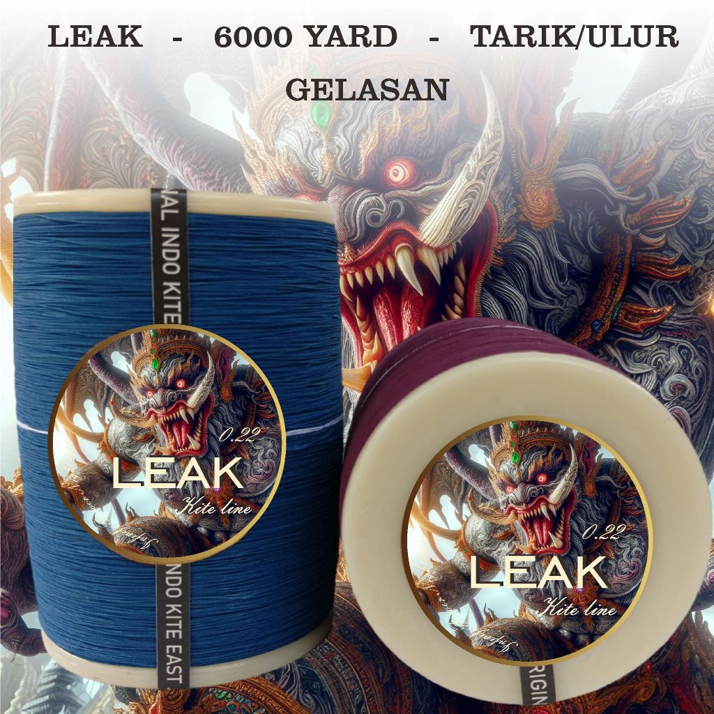 Gelasan Layangan 6000 Yard N6 - Benang Aduan Tajam untuk Kompetisi