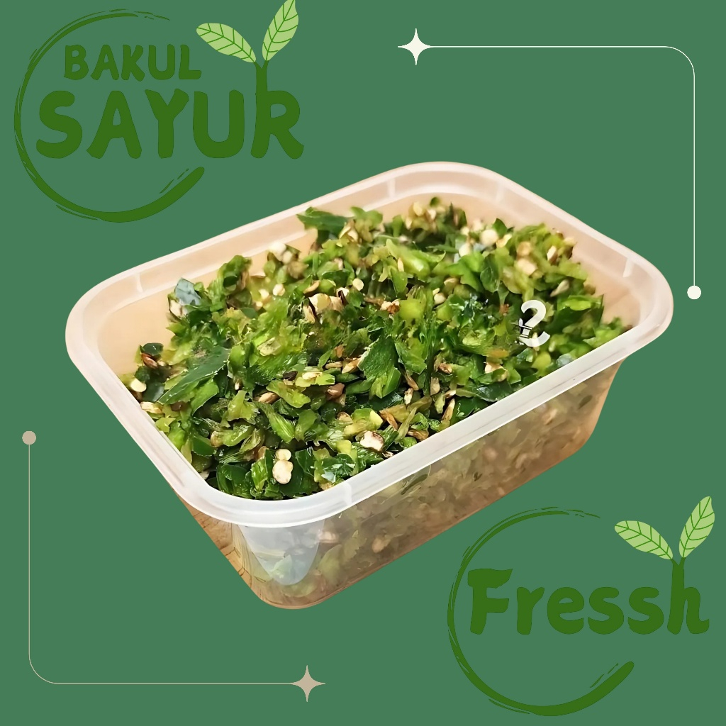 

Cabe Giling Kasar Hijau Keriting 150gr Fresh
