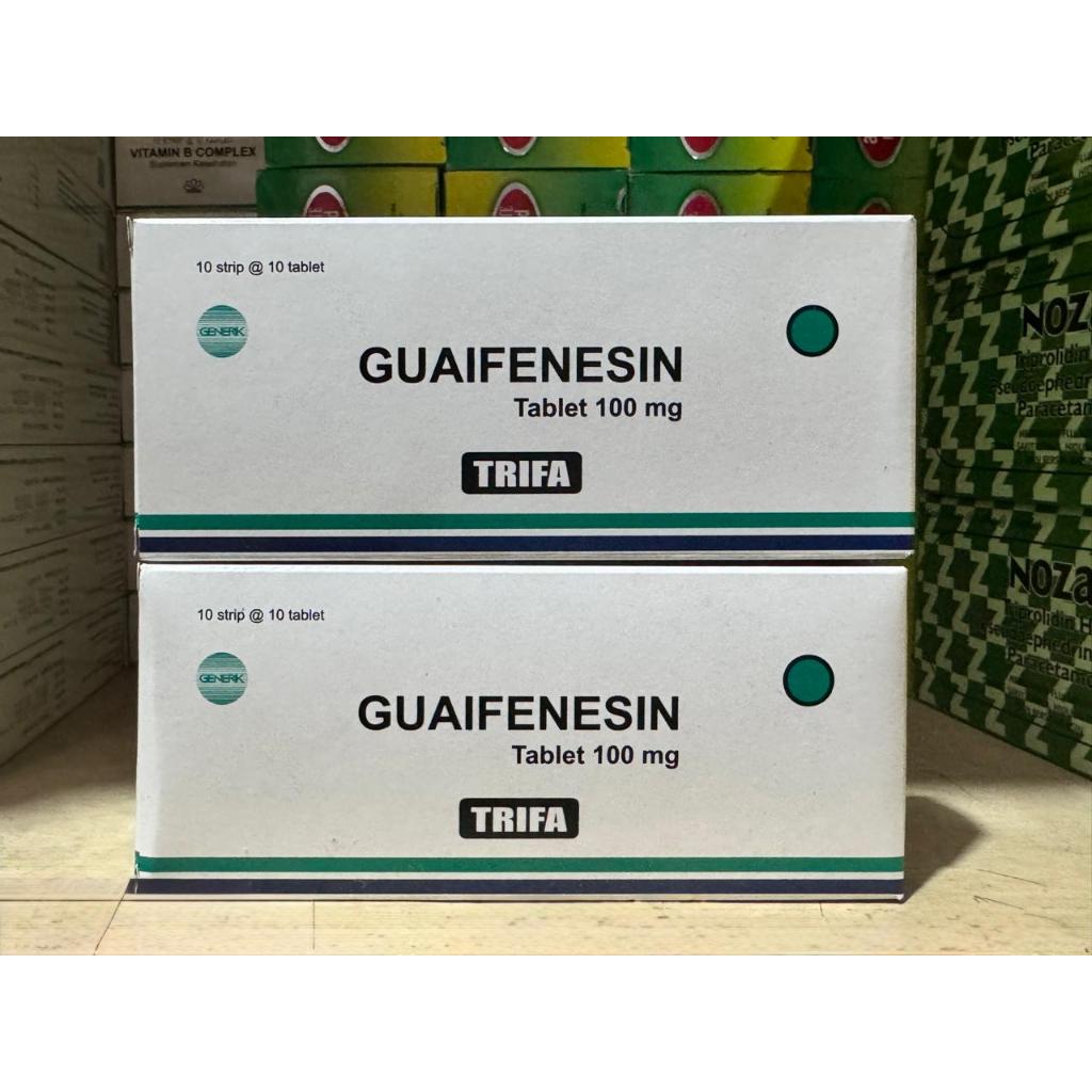 GLYCERYL GUAIACOLATE / GUAIFENESIN / GG TABLET - BOX