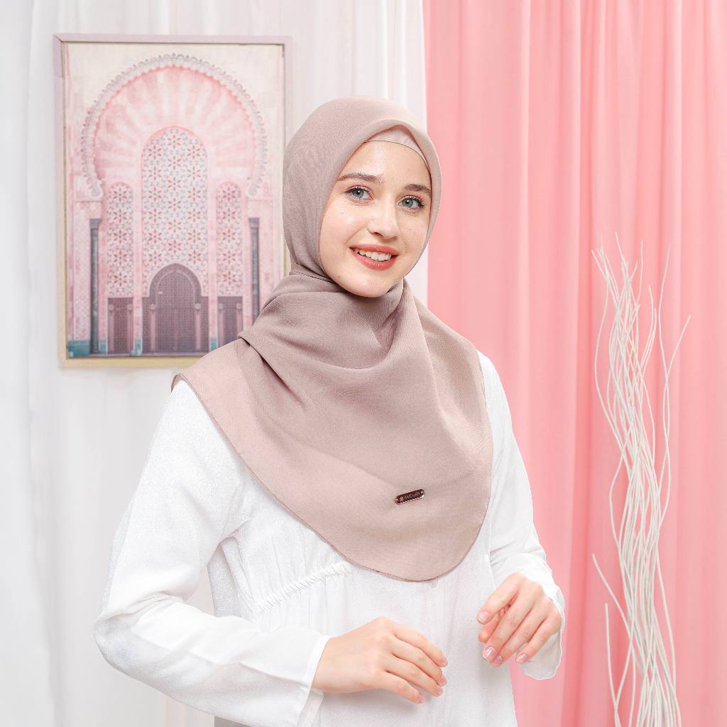 Hijab curve malay segi empat polycotton jilbab segiempat malaysia kerudung square premium oval
