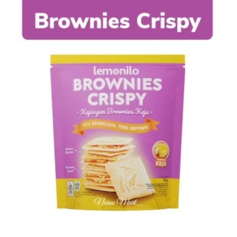 

Brownies Crispy rasa Keju