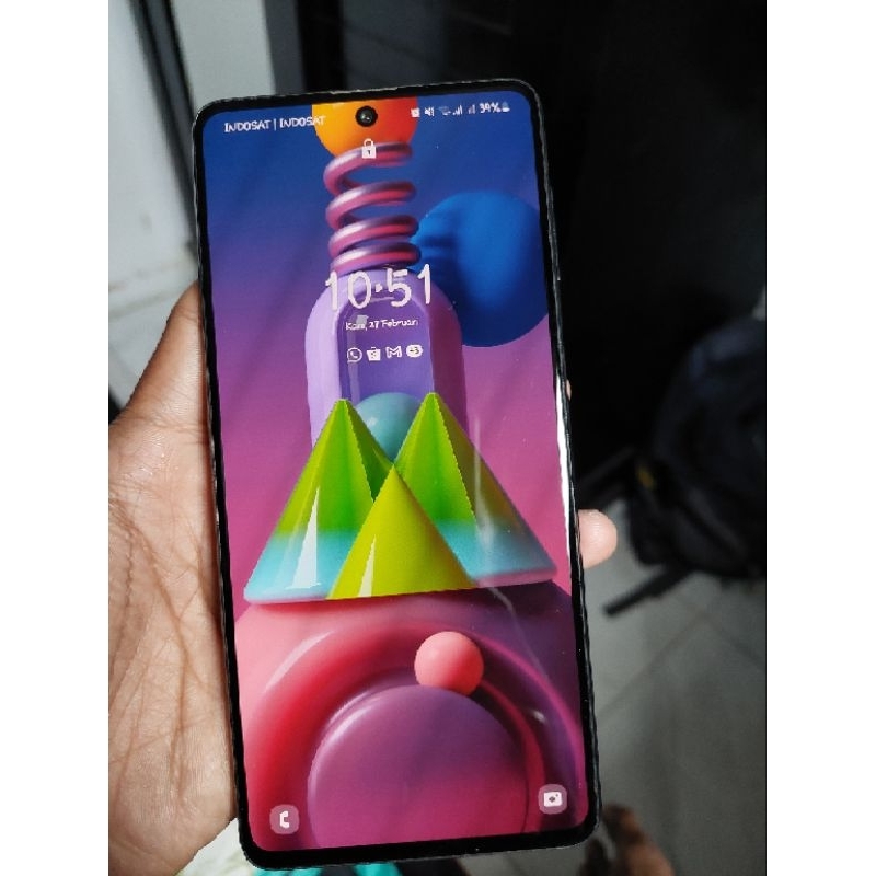 SAMSUNG M51 8/128 Second Batrai badak