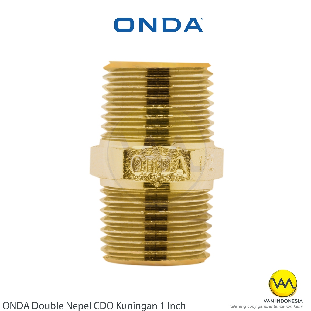 ONDA Double Nepel CDO Kuningan 1 Inch