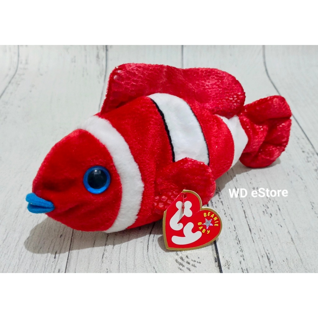 Boneka Ikan Badut/ Clown Fish TY Beanie Baby, Jester