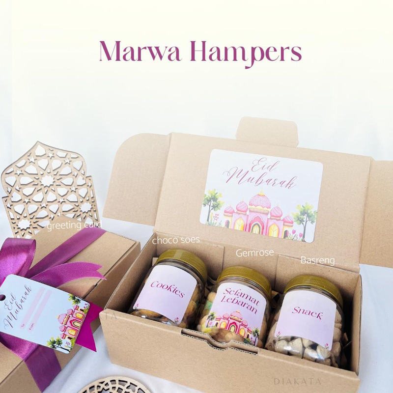 

(ISI 3 SNACK LEBARAN) HAMPERS LEBARAN MURAH HAMPERS RAMADHAN KADO GIFT
