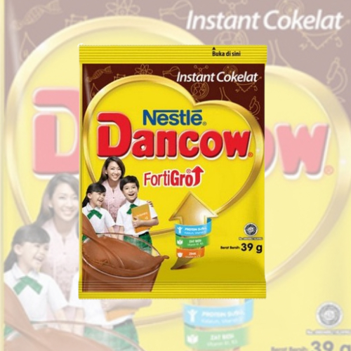 

Susu Dancow Fortigro coklat sachet / saset 26 gr