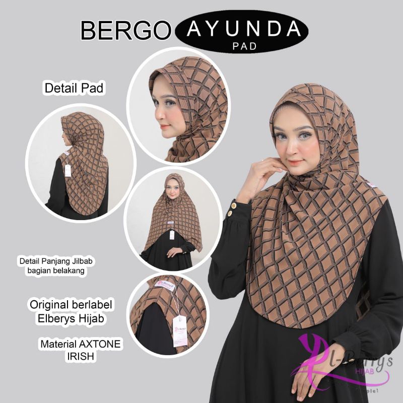 HIJAN INSTAN//HIJAB EL BERRYS AYUNDA//HIJAB GROSIR