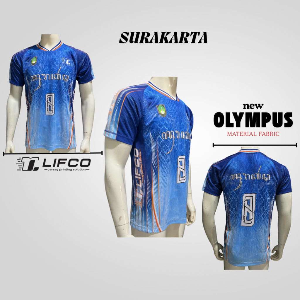 JERSEY VOLI AKSARA SERIES - SURAKARTA - ORIGINAL LIFCO (TIDAK BISA REQUEST NAMA)