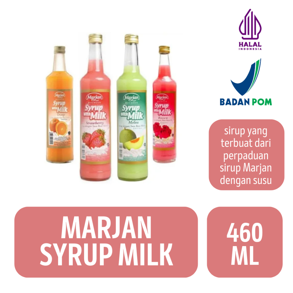 

Marjan Syrup Milk [460ML] + Bubble Wrap dan Kardus