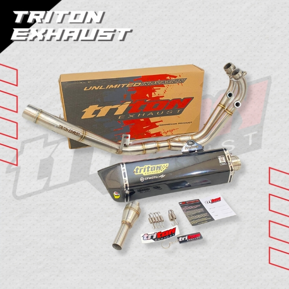 Knalpot Cf moto 450Mt,knalpot cf moto 450mt Original Triton