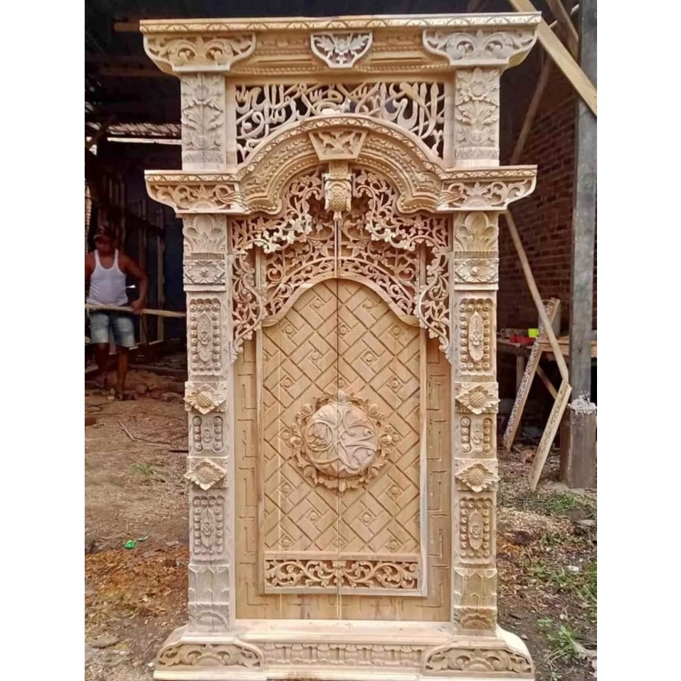 Jendela Kaligrafi Jendela Kayu Jati Jepara Jendela Gebyok Jati Jepara