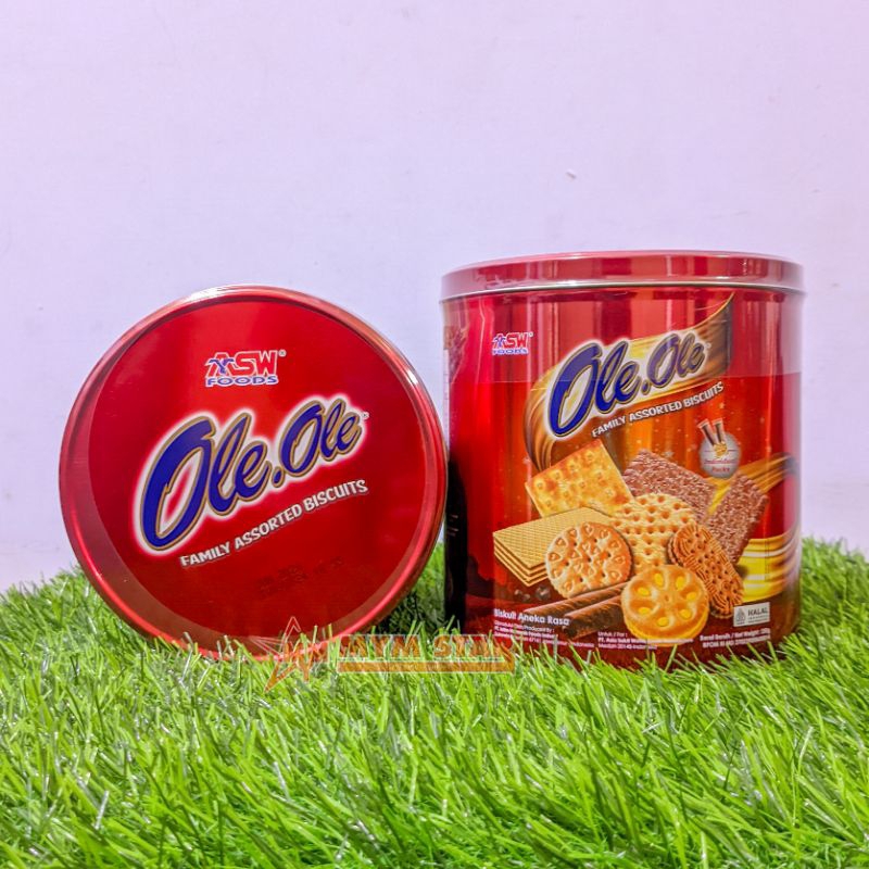 

Ole Ole Family Assorted Biscuits Kaleng Bulat 250g