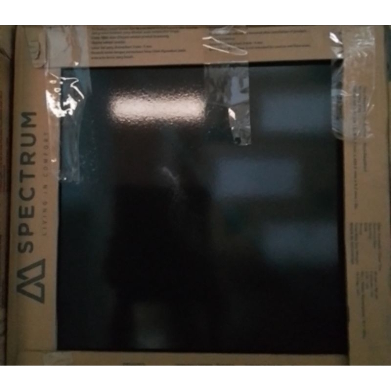 Keramik Lantai 40x40 Hitam Polos | Glossy