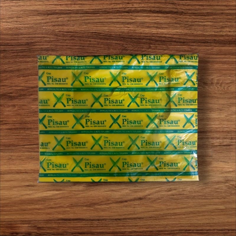 KANTONG PLASTIK KRESEK BESAR KUAT cap PISAU I UKURAN 40X65 cm merah biru hijau kuning isi 50 perpak