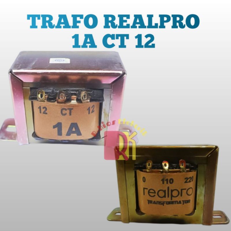 TRAFO 1 AMPER 12 VOLT CT REALPRO