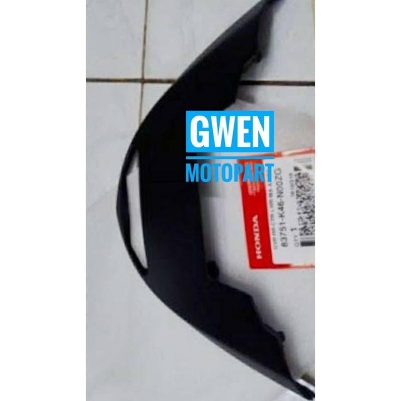 Cover Rear Center Lower Tutup Body Bawah Lampu Belakang Vario 110 Esp 2015 2016 2017 2018 2019 Matte