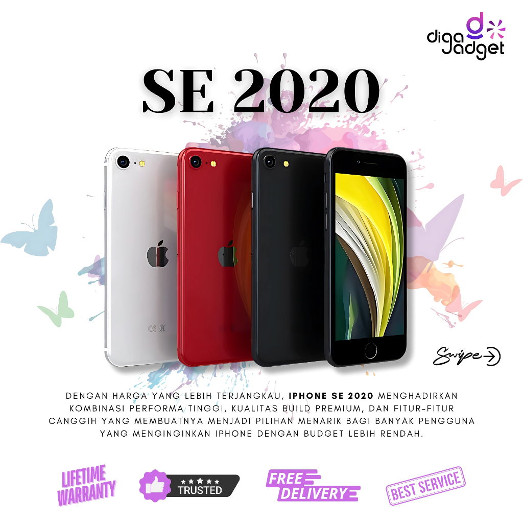 iBox | iPhone SE 2020 64Gb | 128Gb | 256Gb Fullset Original Resmi