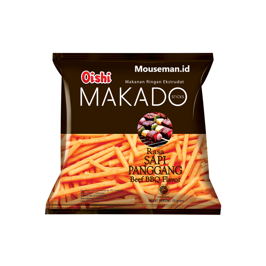 

Oishi MAKADO STICKS Rasa Sapi Panggang Beef BBQ 10gr