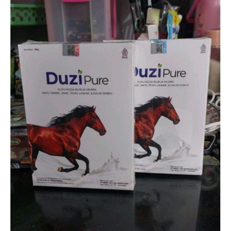 

Duzi Pure - Susu Kuda Lombok Bubuk 200 Gram 1 Box Atasi Asam Urat Kolestrol Nyeri Sendi