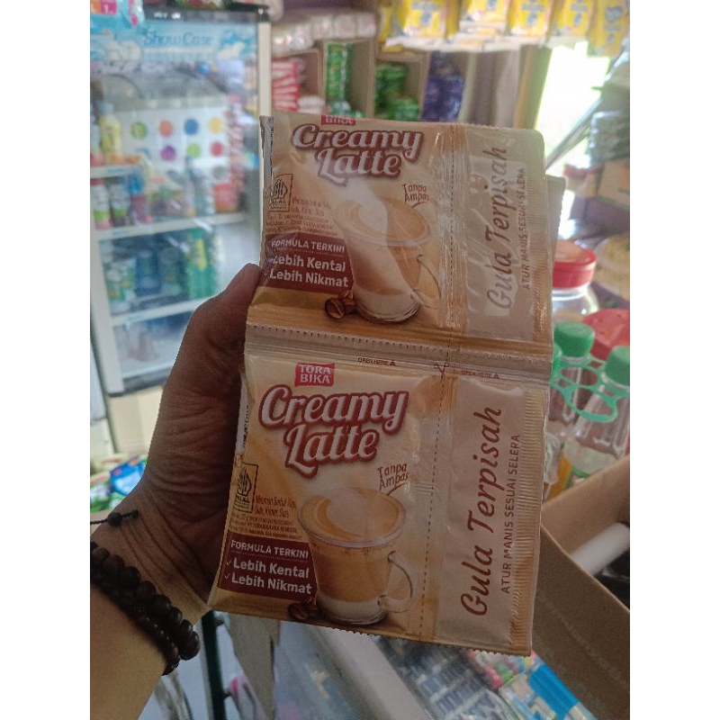 

kopi creamy latte 1 renceng