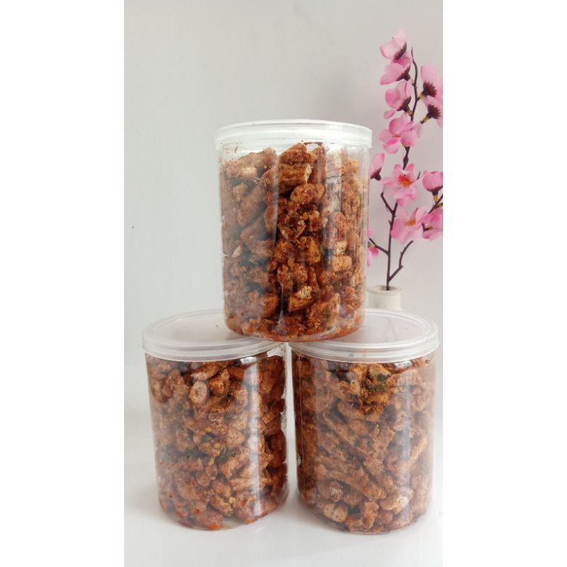 

BASRENG VIRAL PEDAS DAUN JERUK – SUPER RENYAH & NAGIH | 200GR (TOPLES 500ML)