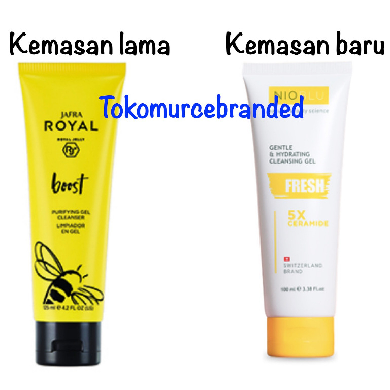 JAFRA NIOBLU Fresh cleanser, day cream, night cream blemish exp 2027 - Jafra Royal Boost Matte Contr