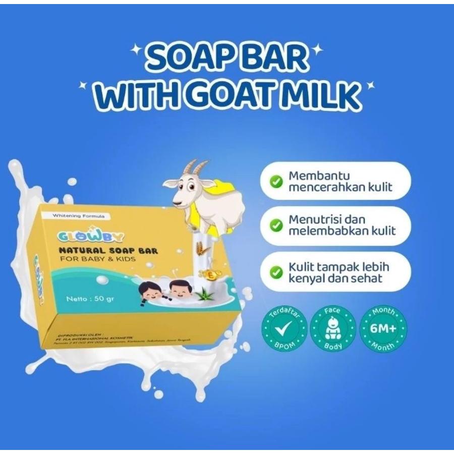 Glowby Sabun Pemutih dan Pencerah Kulit Bayi Anak 50 gr