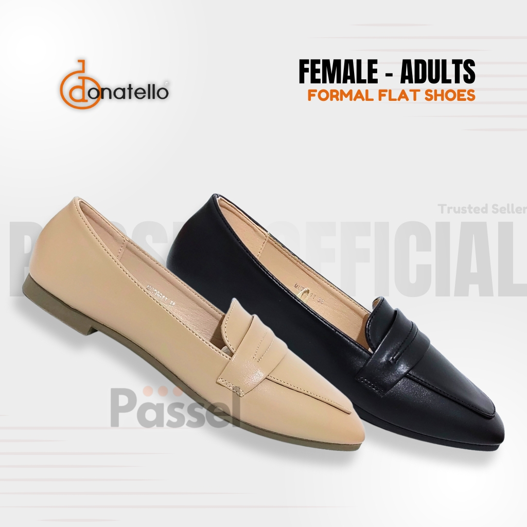 Passel x Donatello Sz. 36-41 Pointed Toe Flat / Sepatu Wanita Slip On Flat Shoes | MC20811