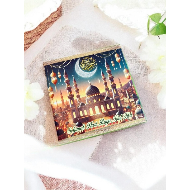 

Kardus Kue 22x22x8 Cm Box Idul Fitri