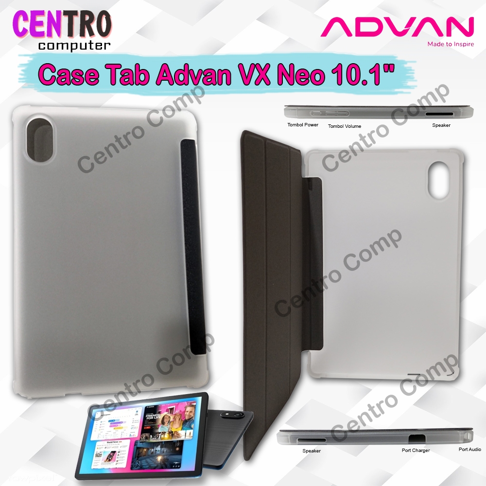 Case Tab Advan VX Neo 10.1" Flip Casing tab Advan VX Neo Cover Advan Tab VX Neo