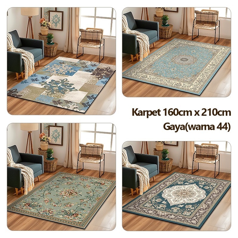 Karpet Bulu Lantai Karpet Lantai Eropa Style Karpet Bulu Motif & Ombre