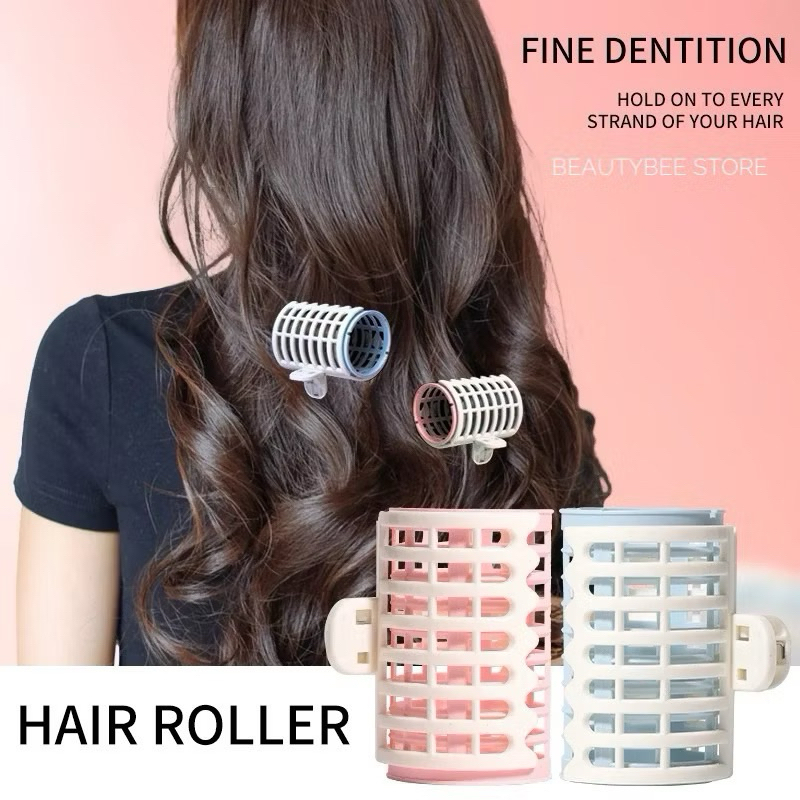 ROLL RAMBUT BESAR + PENJEPIT / HAIR ROLLER ISI 2