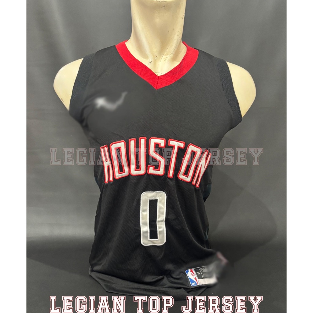 Obral Jersey Basket NBA Houston Rocket Hitam WESTBROOK