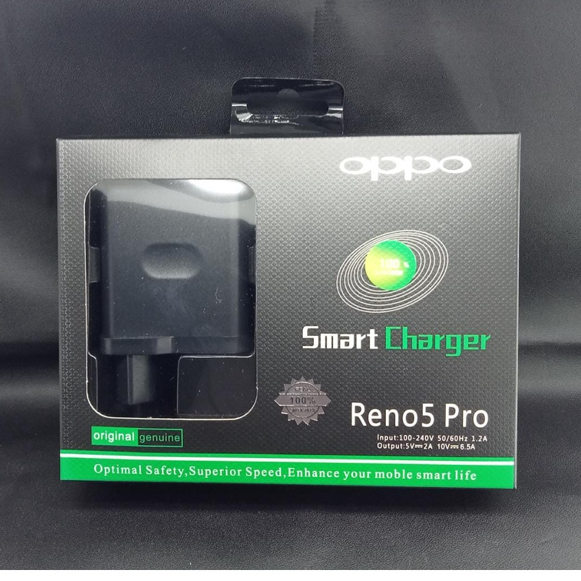 Casan Charger Oppo 30W Black Fast Charging A53 A54 reno 4 reno 5 Usb Micro / Type C