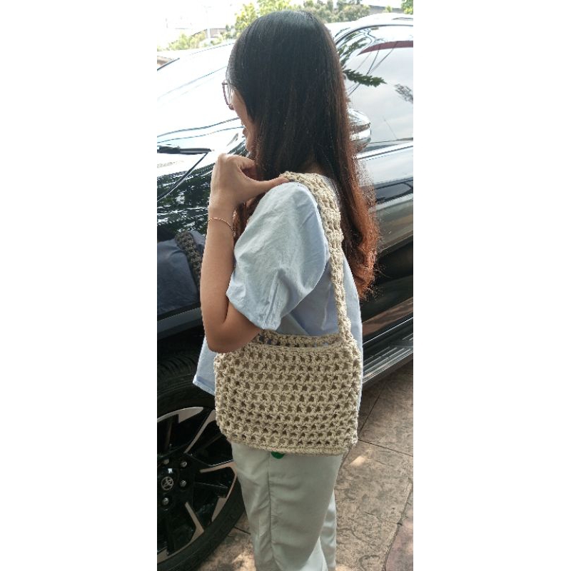 Rajutan Awesome - Tas Rajut dengan Inner