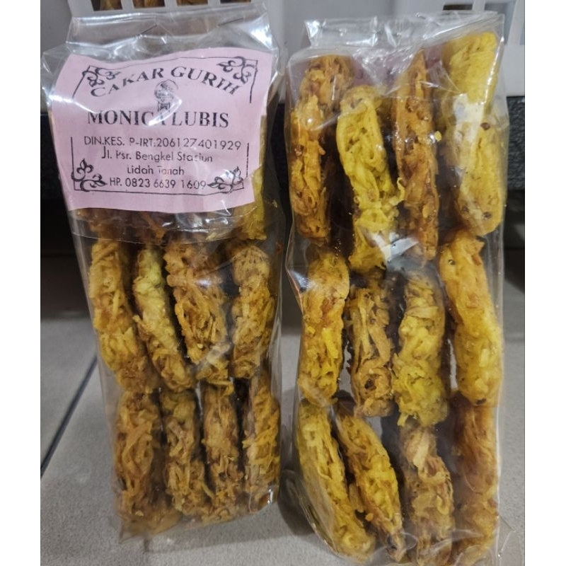 

Kue Cakar Ayam Kuning Asin dan Gurih Cakar ayam asin Oleh-oleh khas Medan Cemilan instant