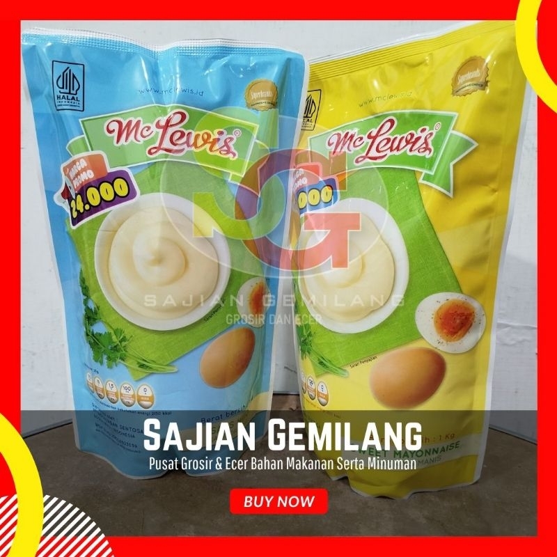 

Mc Lewis Mayonaise 1Kg Grosir Termurah