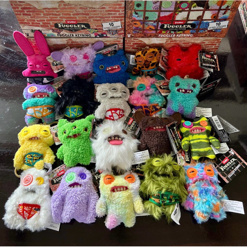 READY Fuggler Keychain ORIGINAL Fuggler Keyring Zuru Ori Gantungan Fugler Asli Funny Ugly Monster