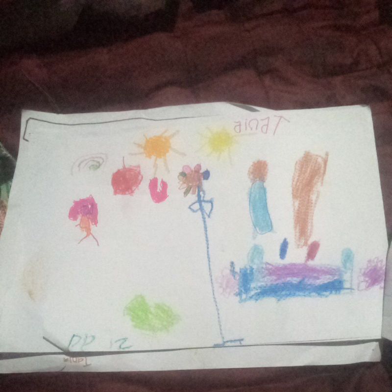 

Lukisan gambar karya anak TK