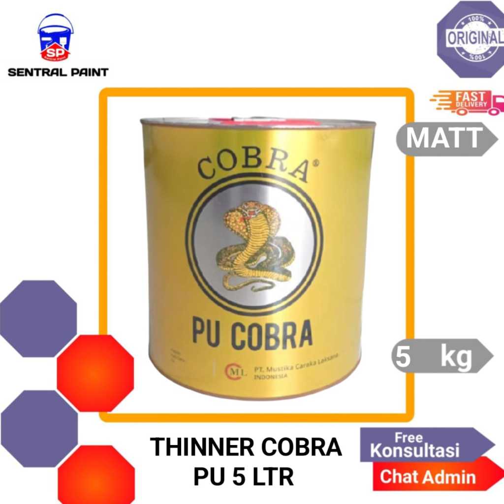 THINNER COBRA GOLD 5 LT GALON / THINNER COBRA GOLD
