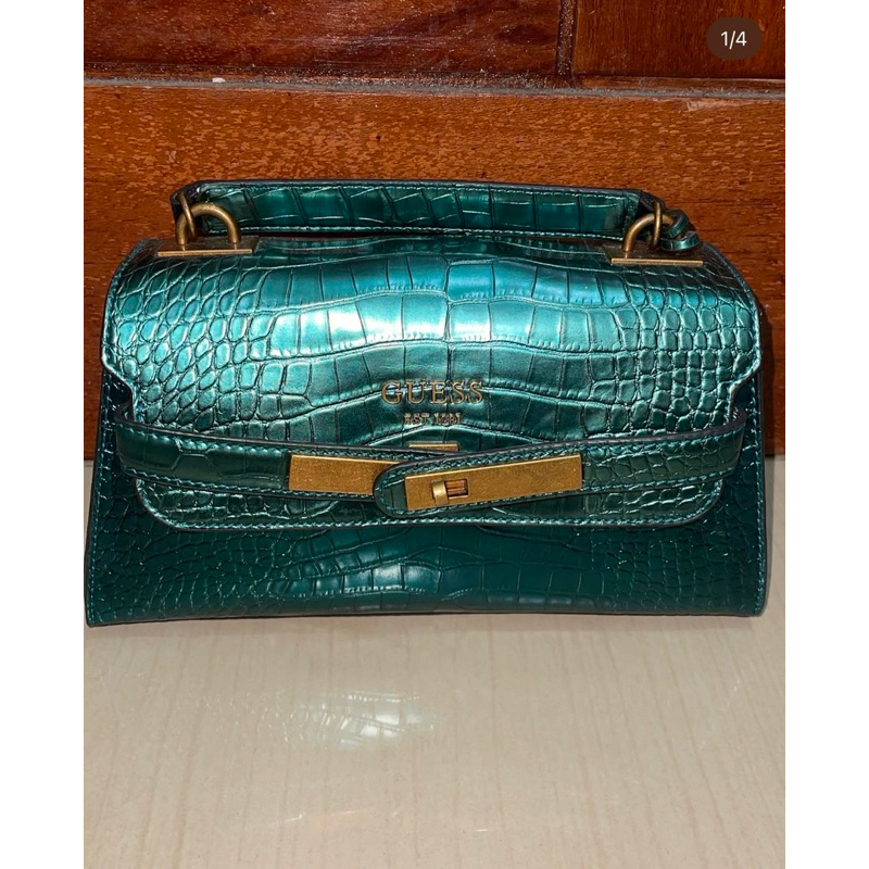 Enisa Croco Top Handle Guess Bag (preloved)