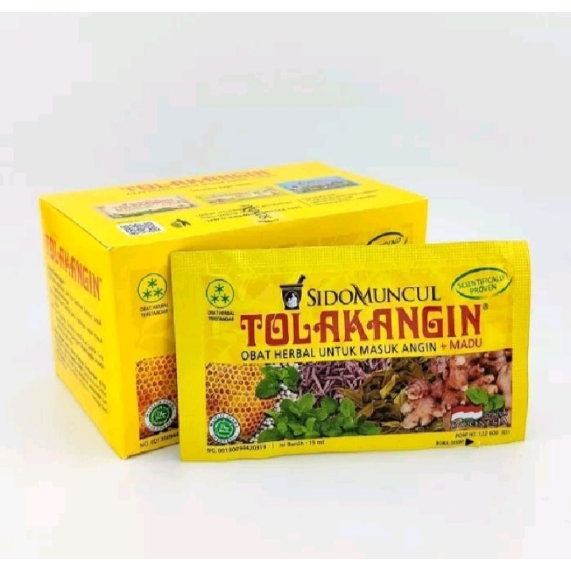 

Tolak angin Cair sidomuncul kemasan 1 pack isi 12 sachet