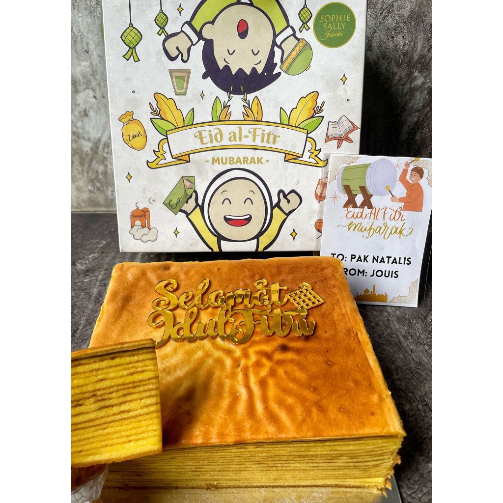 

Lapis Legit Premium Wisman - Hampers Idul Fitri / Paket Lebaran - READY