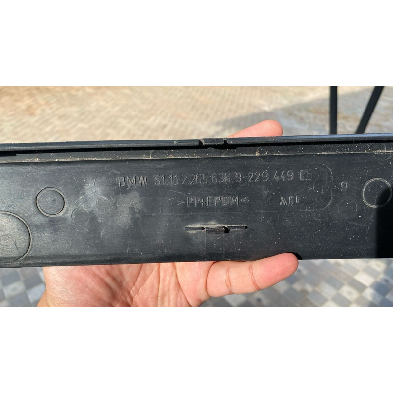 LICENSE PLATE DELETE COVER BUMPER DEPAN BMW E36